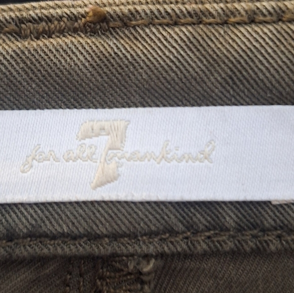 FOR ALL MANKIND women's olive green pants. Size 27 - Picture 7 of 8